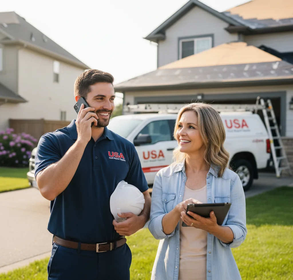 USA Roof Repair Experts customer support in Eugene